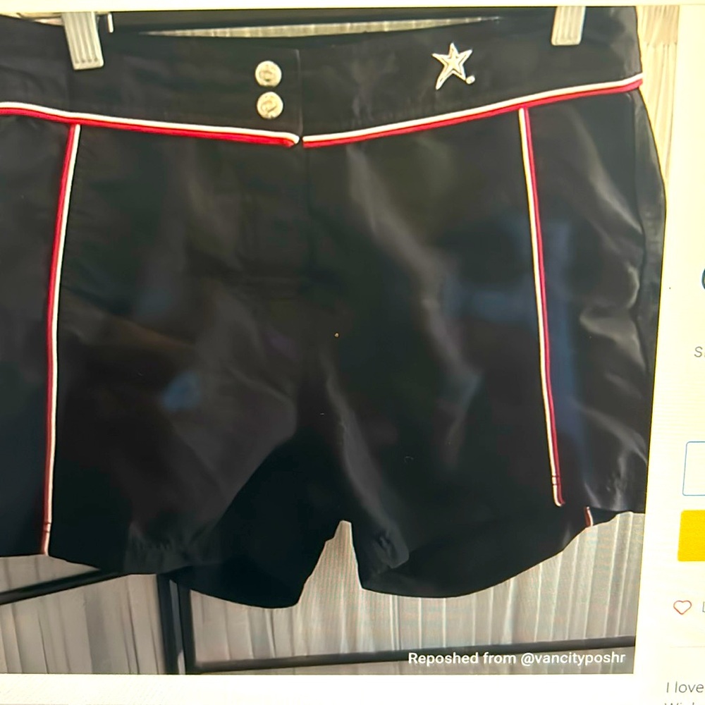 Girls star shorts, activewear Velcro closure